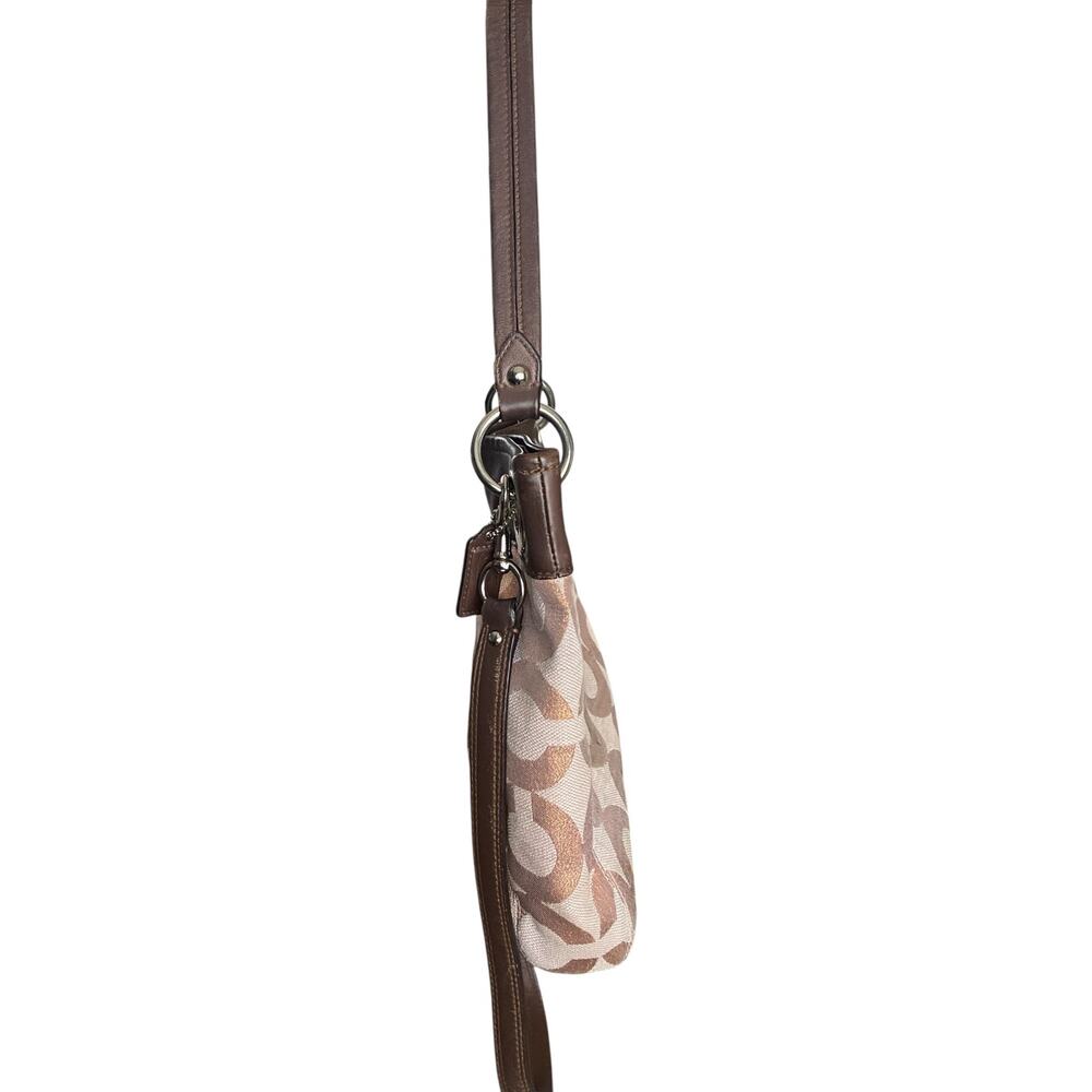 Coach Ashley Op Art Hippie Signature C Crossbody Shoulder Bag Pink Brown Y2K - Picture 7 of 11